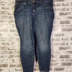 Rock Republic Kashmiere Denim Jeans Women Size 20W Blue Stretch Slim Fit Relaxed